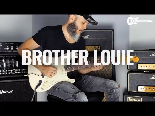 Modern Talking - Brother Louie - Guitar Cover by Kfir Ochaion